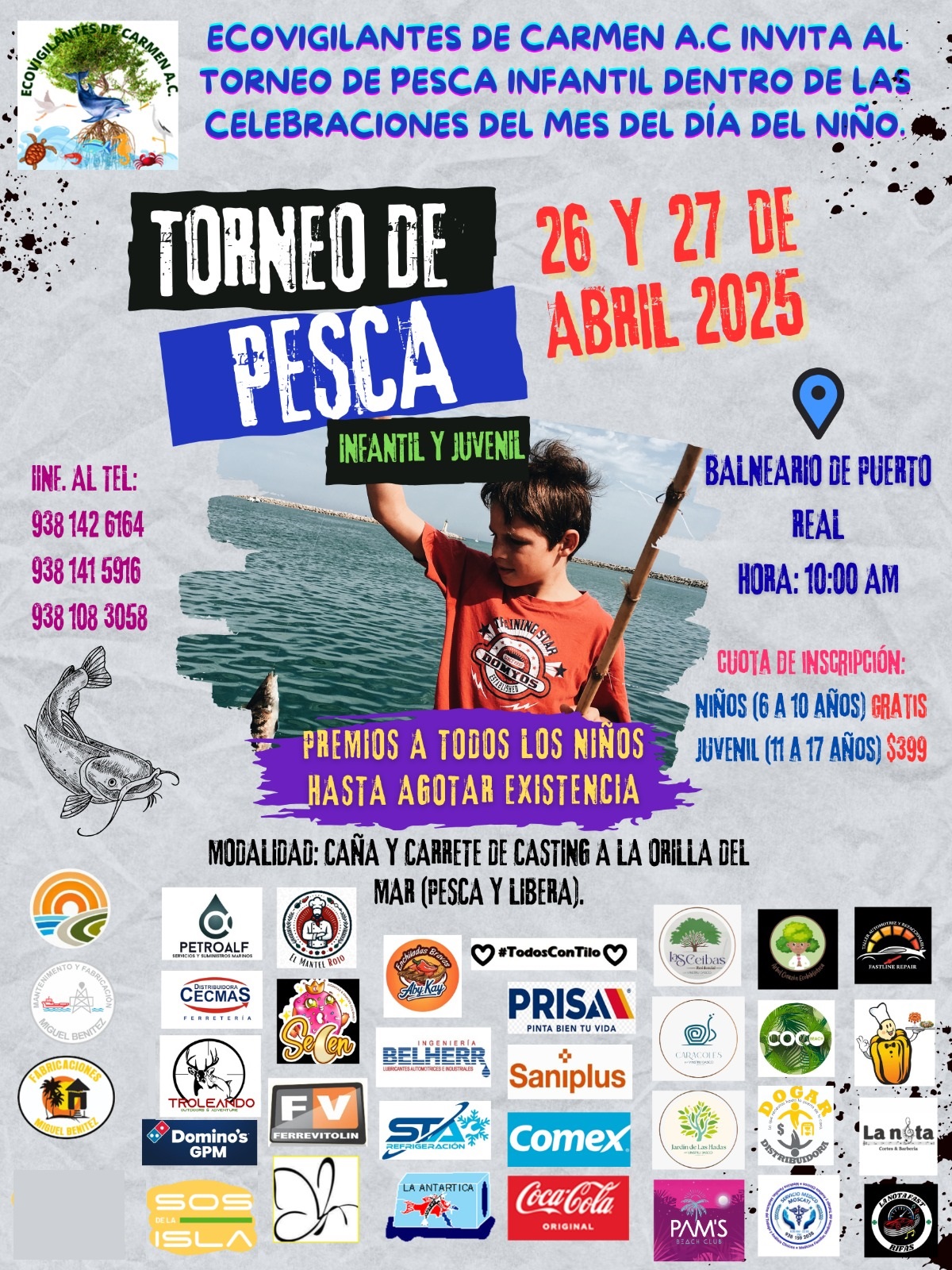 Evento Torneo del Dia del Niño Organizado por Ecovigilantes AC